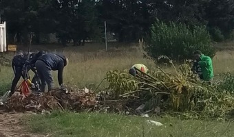 COMIENZA LA RECOLECCIN DE RAMAS DE BOULEVARD A AVENIDA 3 Y SE INTENSIFICAN LOS TRABAJOS DE LIMPIEZA EN BARRIOS